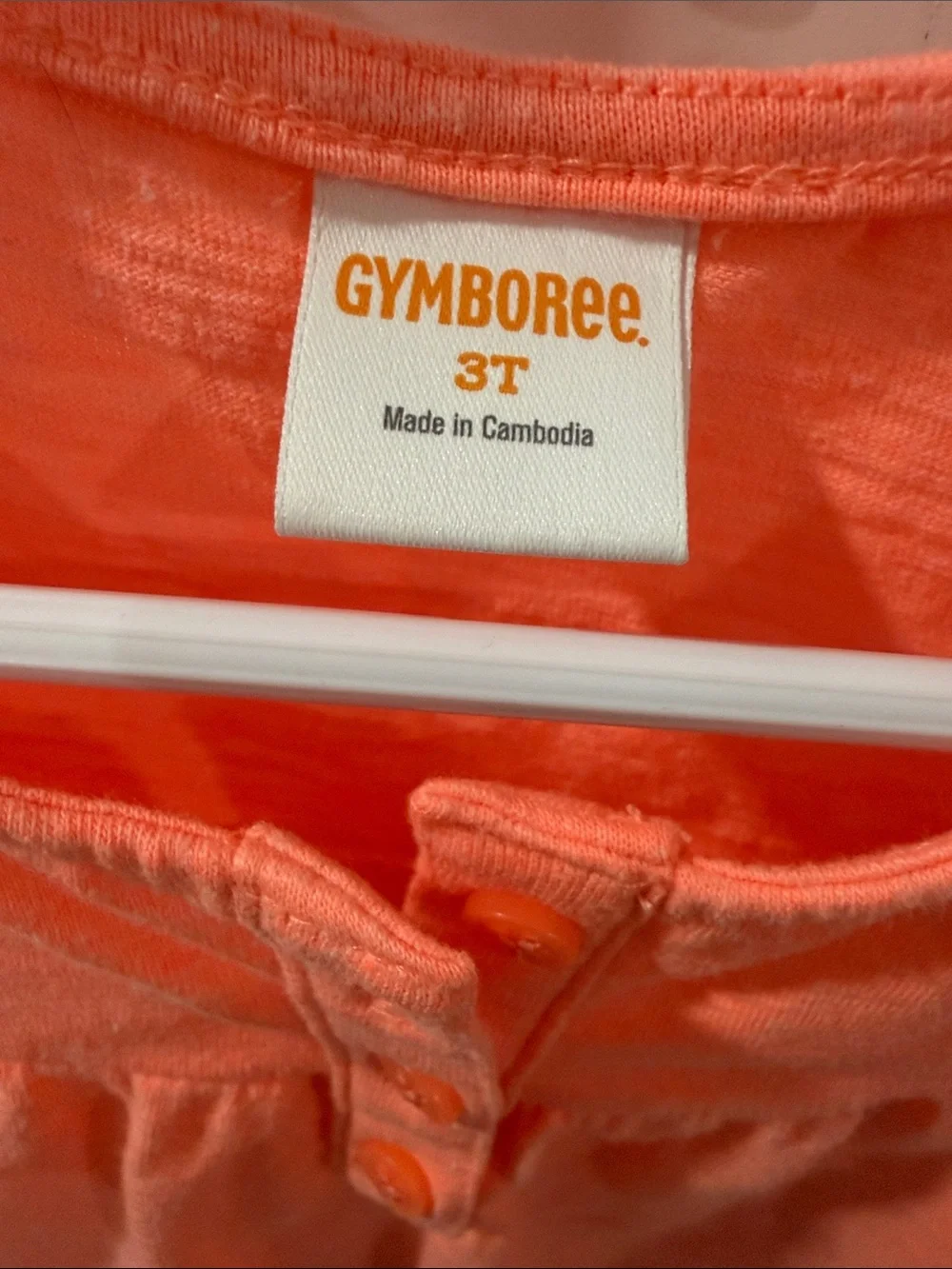 Gymboree Coral Cold-Shoulder Tank Top